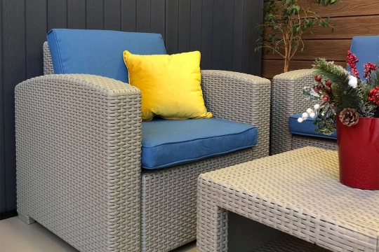 Комплект мебели Rattan Premium 4, СЕРЫЙ - 2