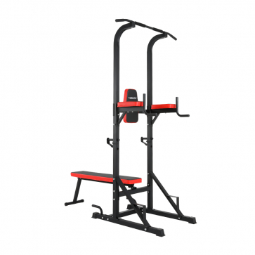 Турник-пресс-брусья со скамьей UNIX Fit POWER TOWER 120P - 1